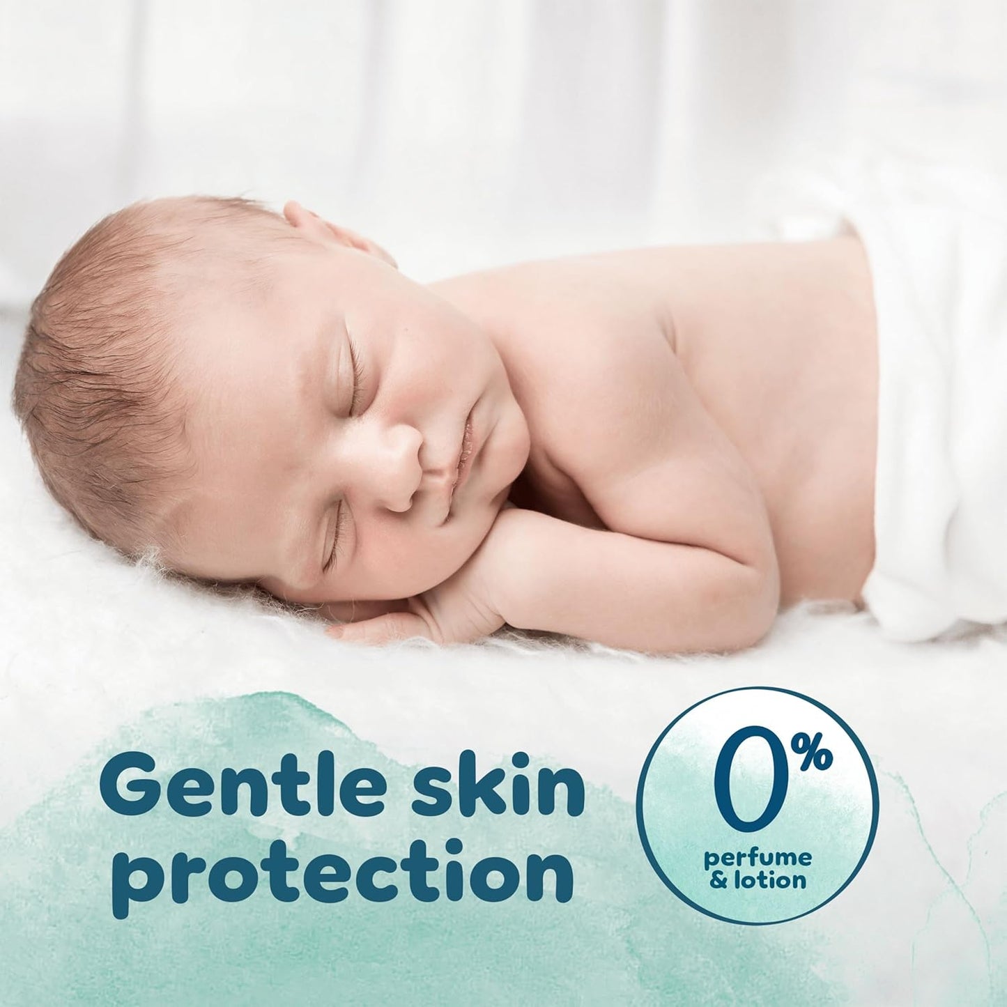Pampers Harmonie Nappies Size 1, 180 Nappies, 2kg-5kg, Monthly Pack, Gentle Skin Protection with 100 Percent Pampers Protection