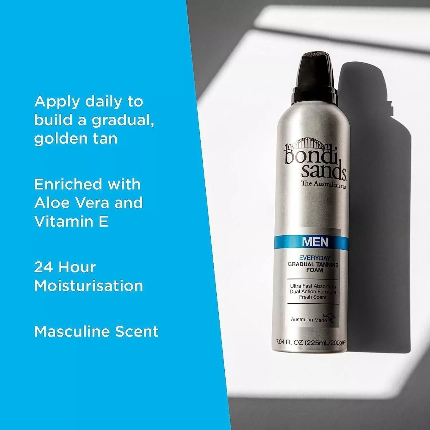 Bondi Sands Everyday Gradual Tanning Foam - Men's 225ml