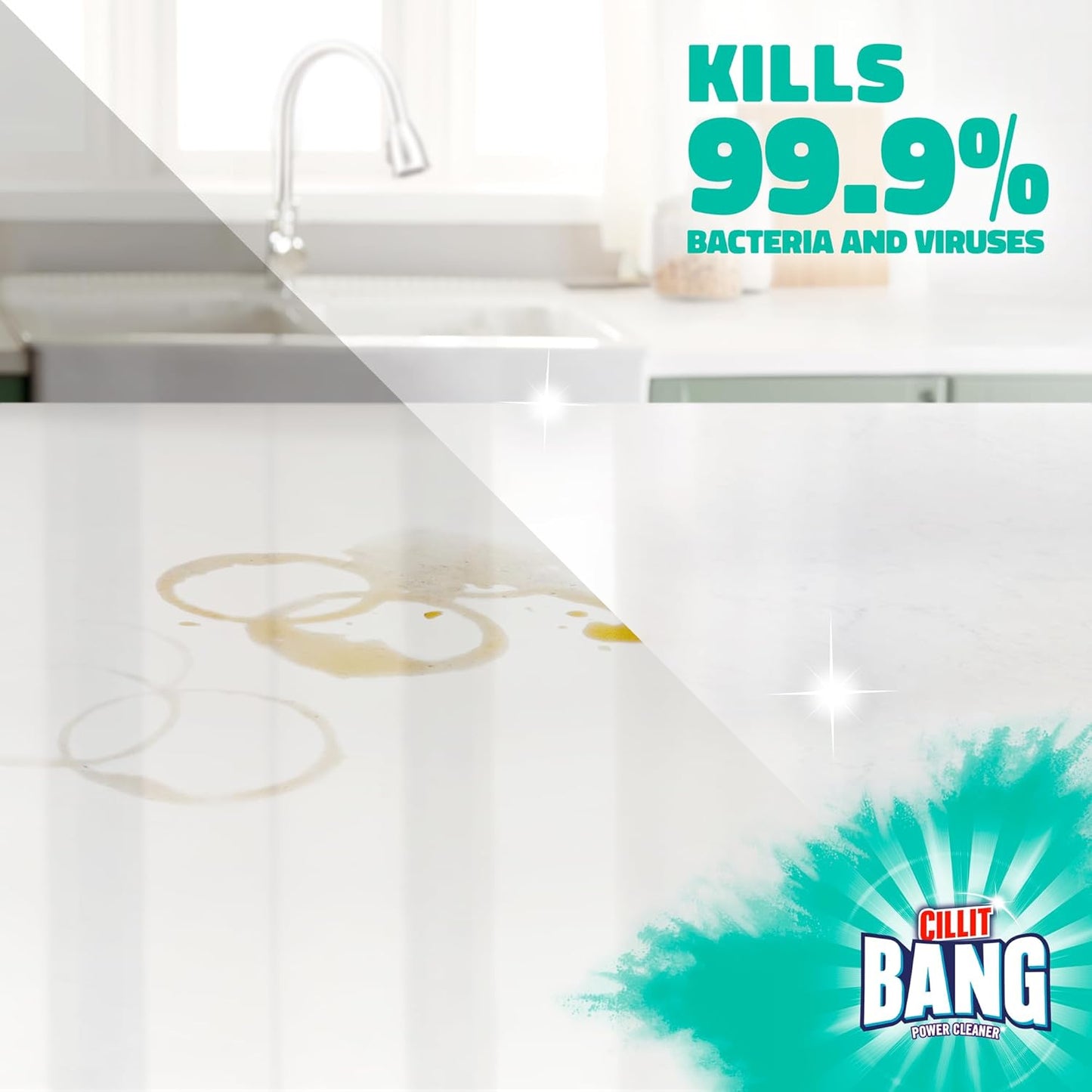 Cillit Bang Multi Purpose Cleaner Spray,Cleaning Spray Ideal for Stains and Rust Around the House, Size: 750ml (Pack of 3)