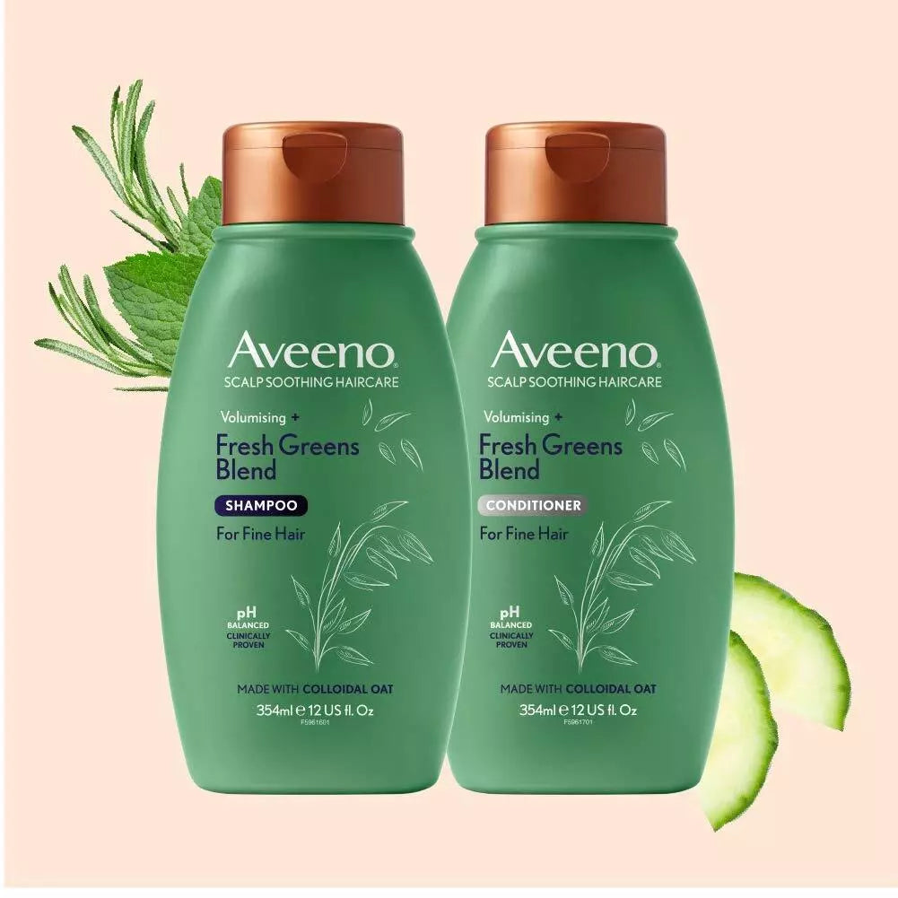 Aveeno Soothing & Volumising Hair Shampoo for Fine Hair, 354ml