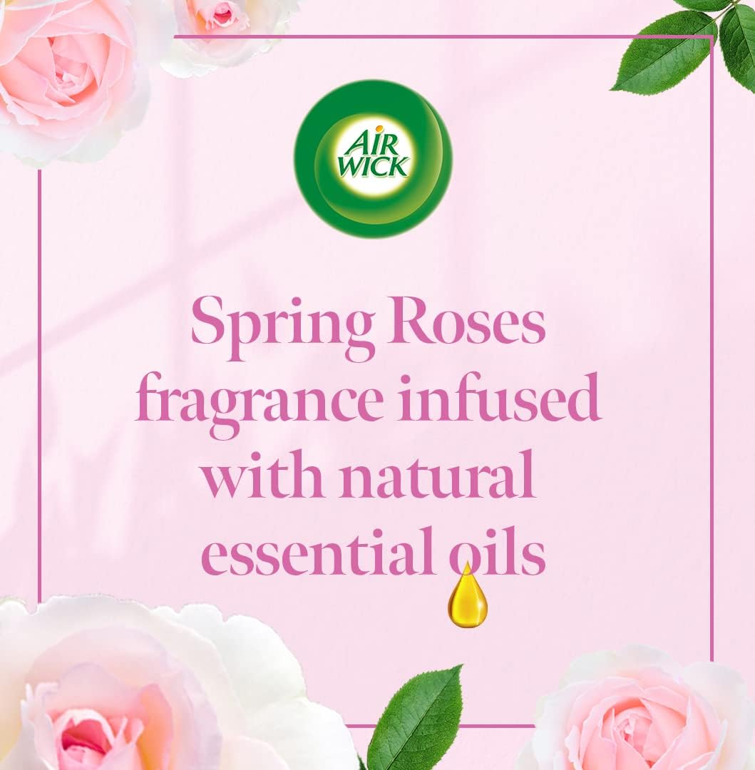 Air Wick Spring Roses Air Freshener Plug In Refills - 2 TWIN PACKS