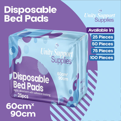 150 x Premium Incontinence Bed Pads, Ultra Absorbent Protection Sheets 90cmx60cm
