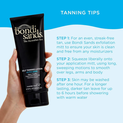 Bondi Sands Ultra Dark Self-Tanning Lotion | Fast-Drying Lightweight Formula 200ml