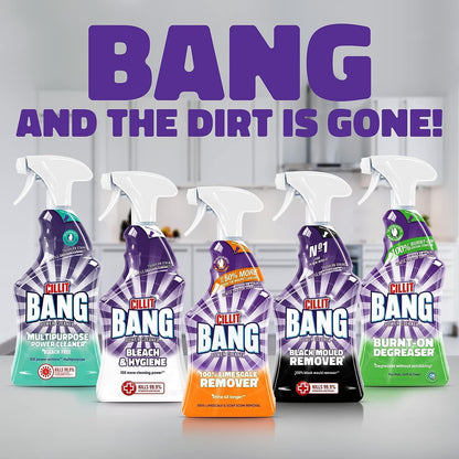 Cillit Bang Multi Purpose Cleaner Spray,Cleaning Spray Ideal for Stains and Rust Around the House, Size: 750ml (Pack of 3)