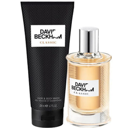 David Beckham Classic Giftset For Him including Eau de Toilette 50ml and Shower Gel 200ml