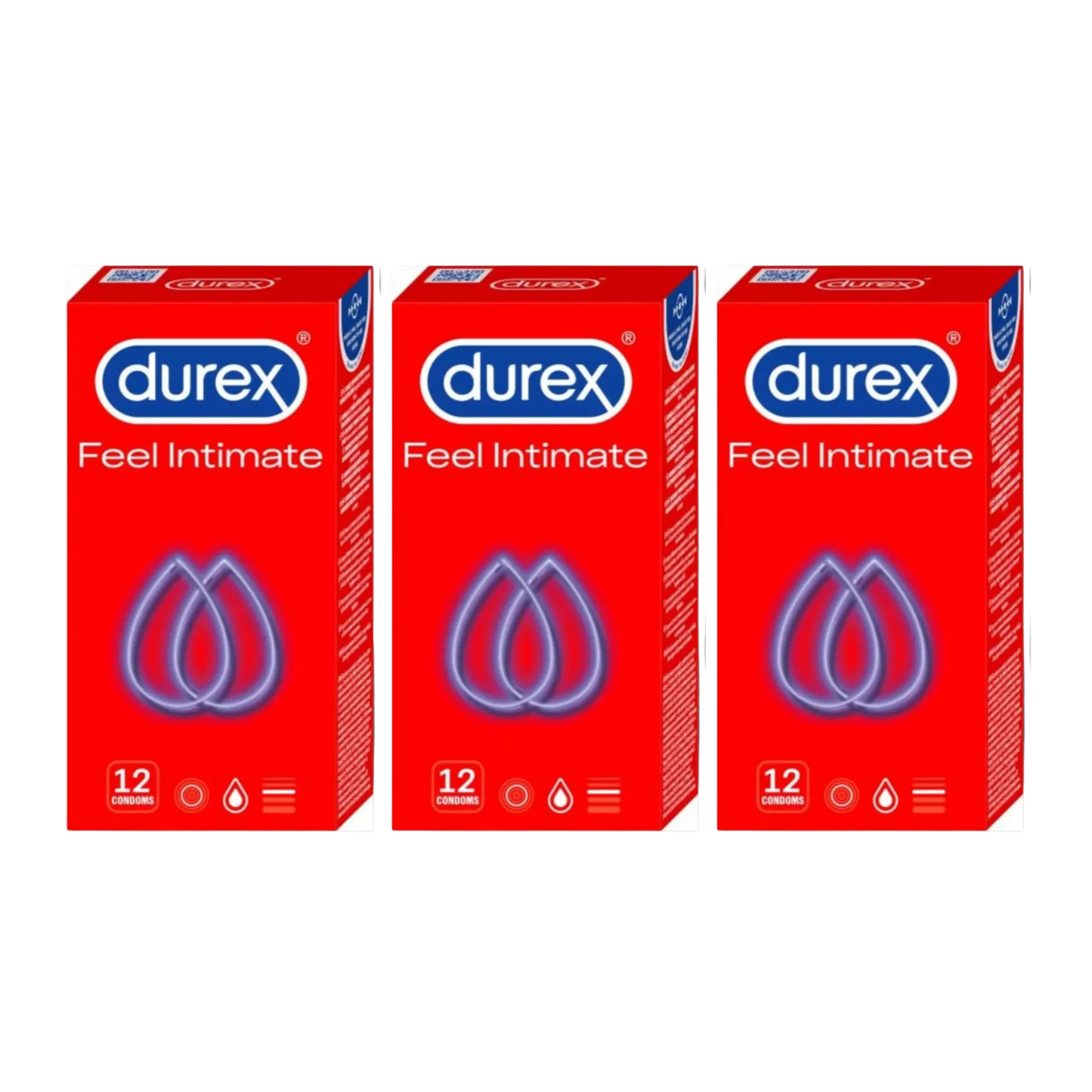 Durex Feel Intimate Condoms - 12 - 24 - 36 - 48