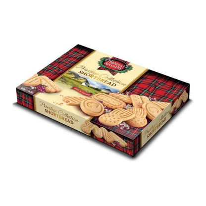 Highland Speciality Privilege Shortbread Selection 400g - Luxury Scottish Shortbread - Traditional Christmas Biscuit Gift - Product of Scotland