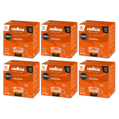 Lavazza, A Modo Mio Delizioso, Coffee Pods Espresso , 100% Arabica, 216 capsules